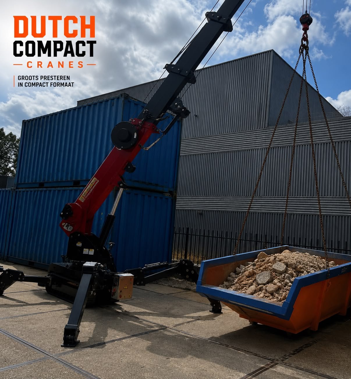 Compactkraan /- Spinkraan 3 ton, Ophalen, Hijswerktuig