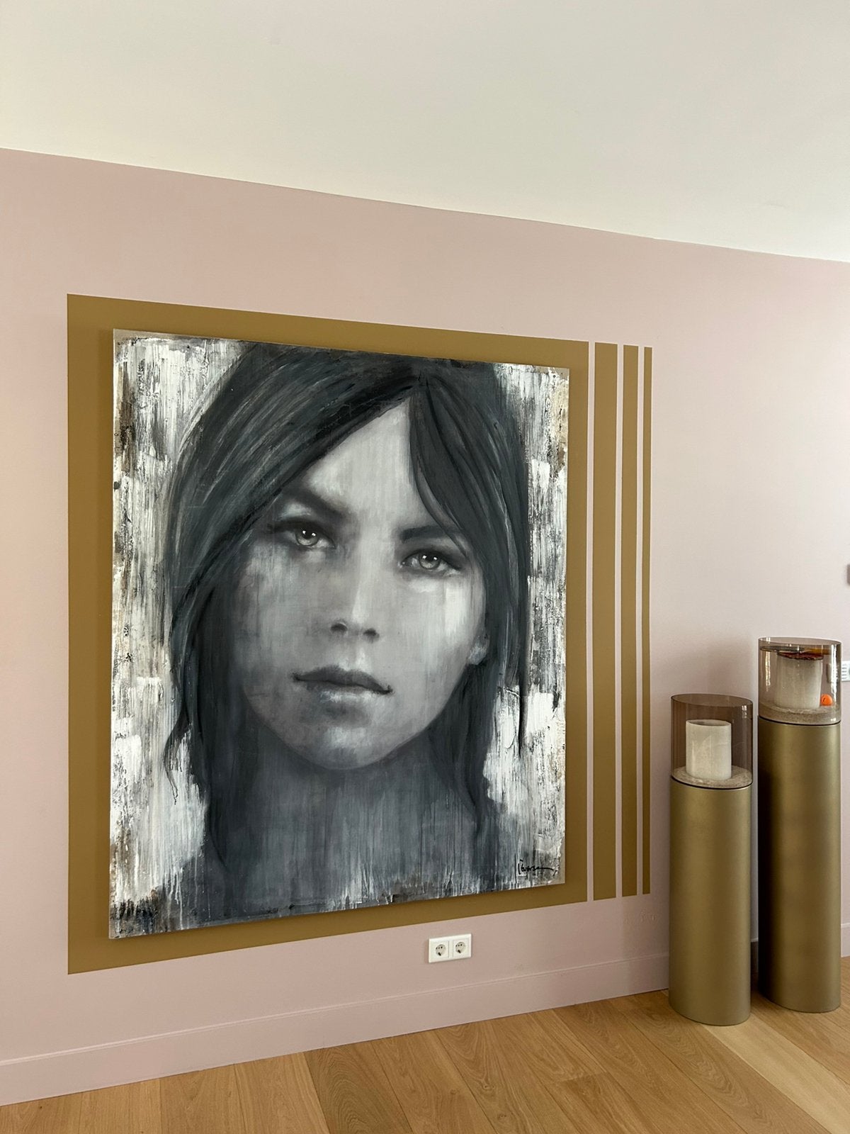 ⭐️Indrukwekkend portret van Christiaan Lieverse 150 x 180 cm, Ophalen