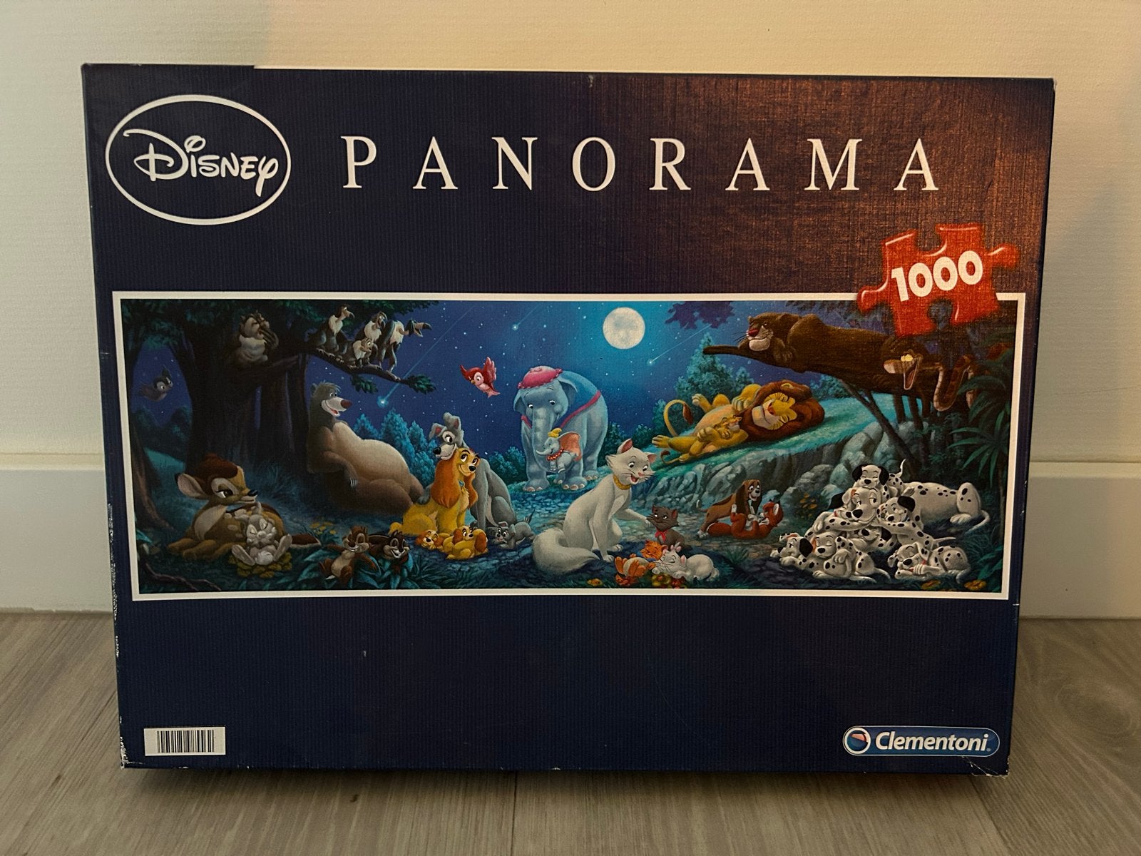 Disney Panorama Puzzel 1000 stukjes Clementoni, Ophalen of Verzenden, 500 t/m 1500 stukjes, Zo goed als nieuw, Legpuzzel