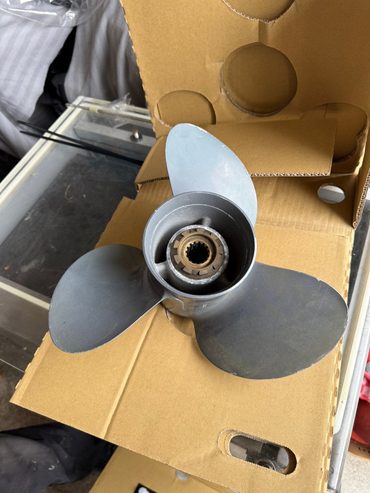 Originele Honda Marine Propeller 13.25 x 17 Aluminium, Ophalen of Verzenden, Gebruikt