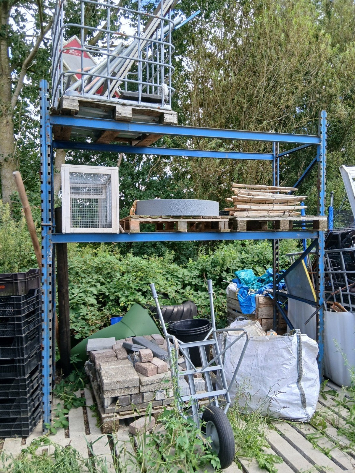 Tekoop palletstellingen, Ophalen of Verzenden, Overige typen, Minder dan 2 meter