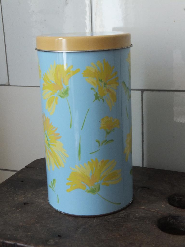 gratis verzenden vintage koffieblik afibel frankrijk pastel, Ophalen of Verzenden, Zo goed als nieuw, Overige