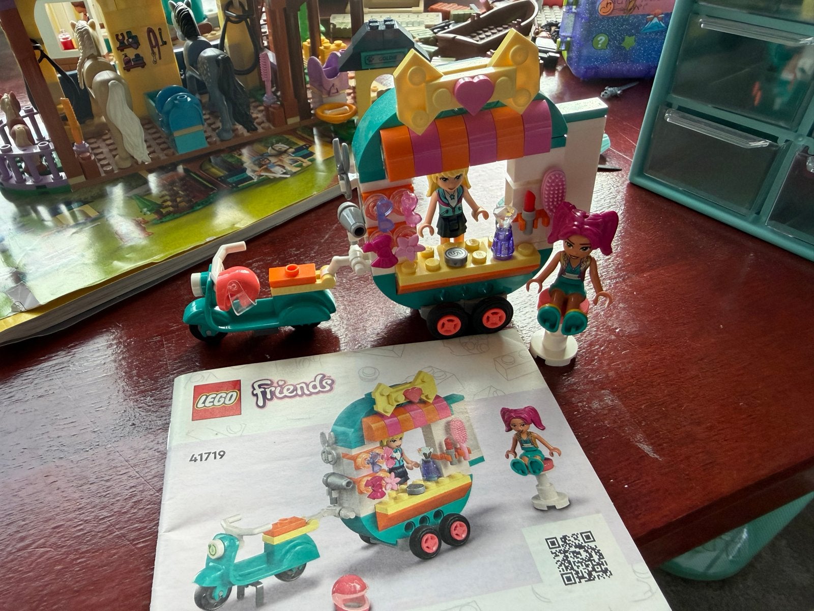 LEGO Friends 41719 Mobiele Modeboetiek met Scooter, Ophalen, Zo goed als nieuw, Overige merken
