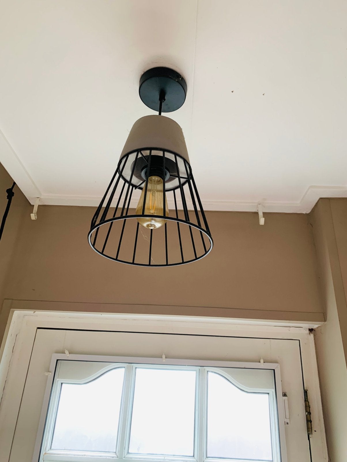 Hanglamp, Ophalen of Verzenden, Zo goed als nieuw, Overige materialen, Minder dan 50 cm