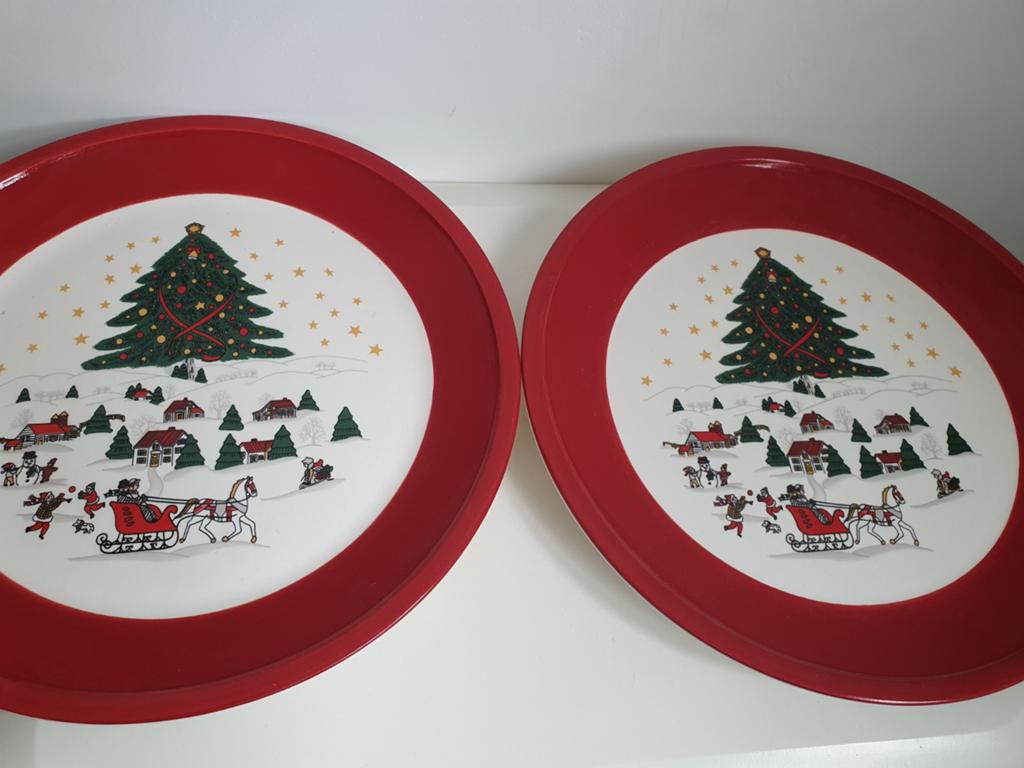 2 Essert design kerstborden 28,5, Ophalen of Verzenden