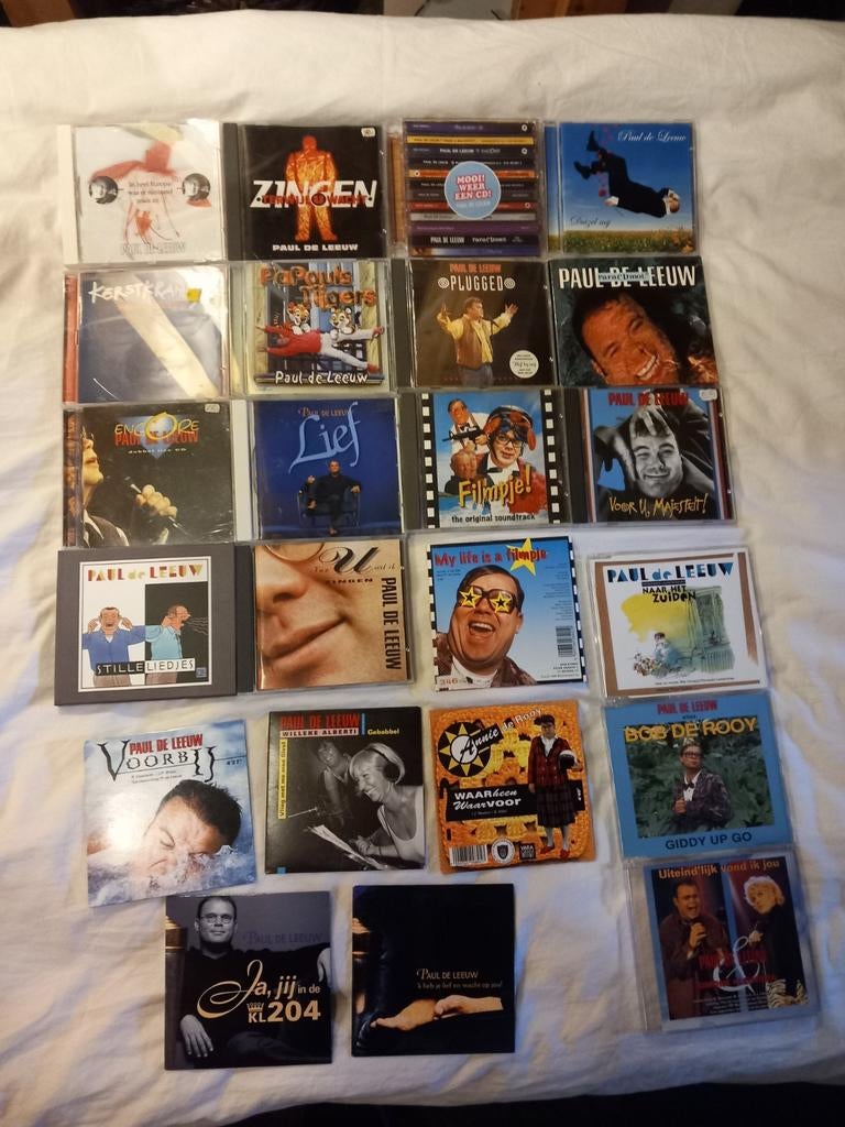 Grote collectie paul de leeuw cd.s en singles, Ophalen of Verzenden, Gebruikt, Levenslied of Smartlap