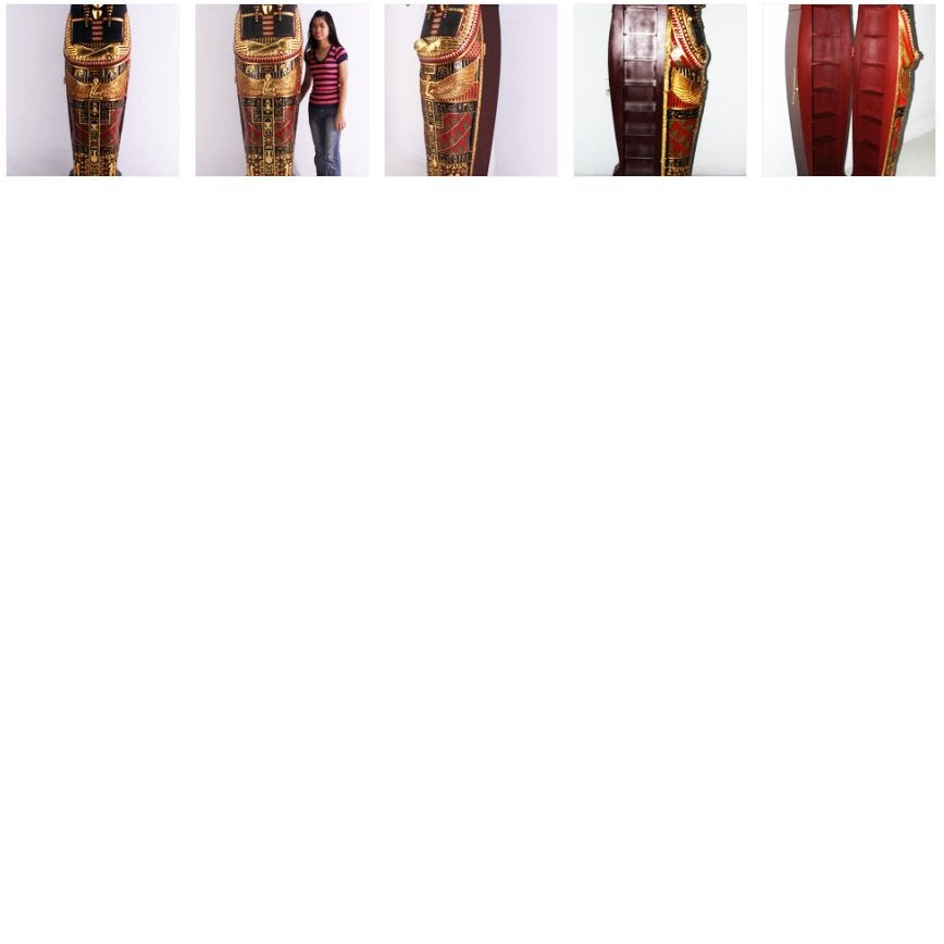 Klok egyptisch 140 cm - staande klok, Ophalen, HorecaBeelden, Nieuw, Staande klok