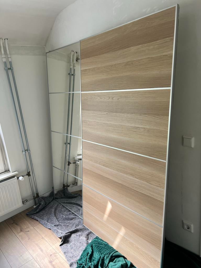 Schuifdeuren voor Pax kledingkast 200x200 cm, Ophalen, Gebruikt, 200 cm of meer, 150 tot 200 cm