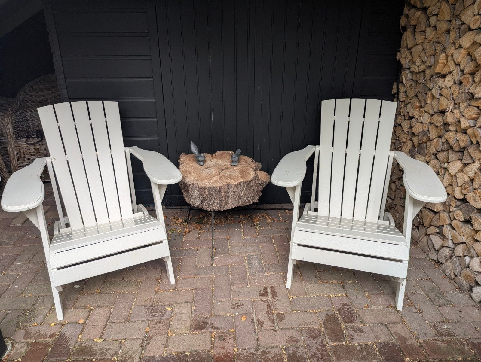 Adirondack stoel / bearchair, Ophalen, Gebruikt, Hout