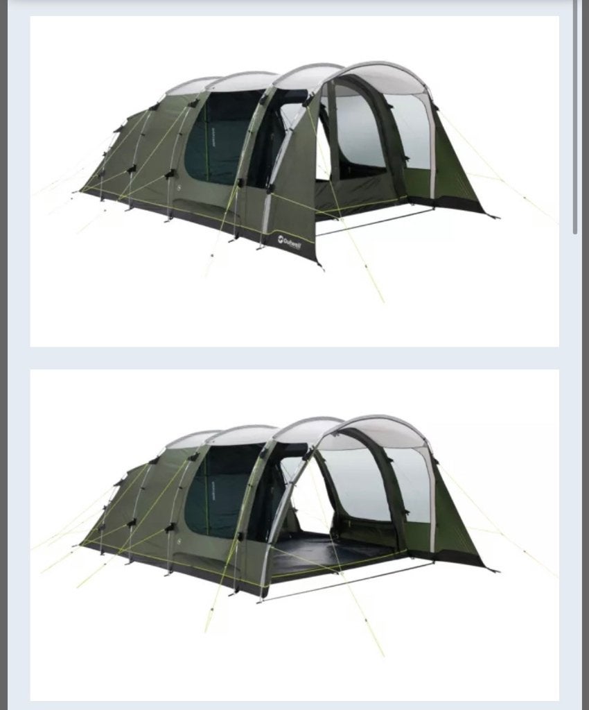 Outwell Greenwood 5 tunneltent, Ophalen, Gebruikt, Tot en met 5
