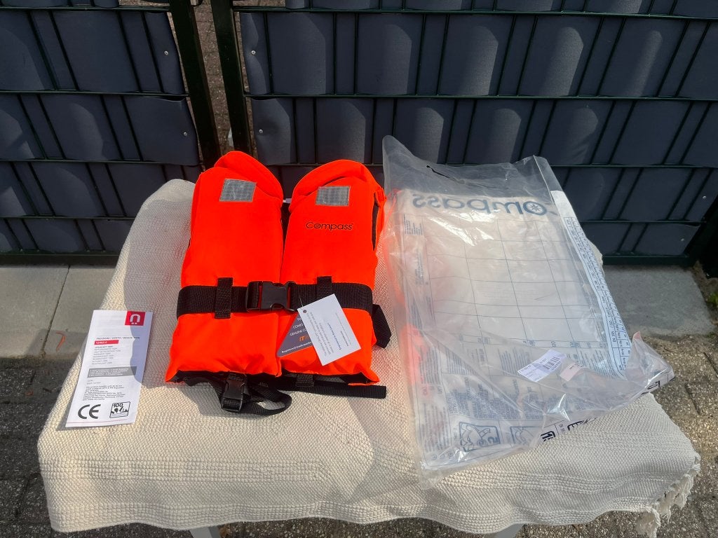 Reddingsvest Compass e.d., Watersport en Boten, Watersportkleding, Ophalen of Verzenden, Zo goed als nieuw, Dame of Heer, Reddingsvest of Zwemvest
