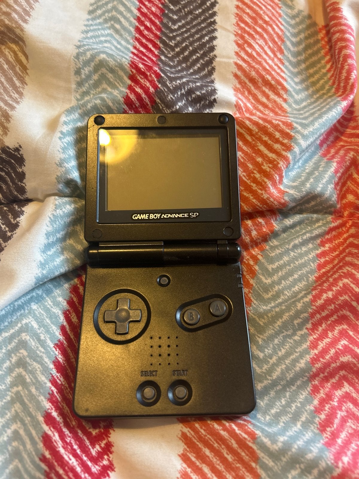 Game Boy Advance SP krasloos! Zwart, Spelcomputers en Games, Spelcomputers | Nintendo Game Boy, Ophalen of Verzenden, Gebruikt