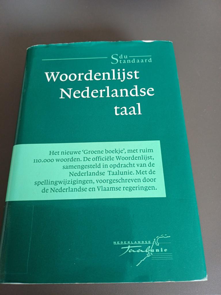 Woordenlijst Nederlandse taal - Het Groene Boekje, Boeken, Gelezen, Nederlandse Taalunie, Ophalen of Verzenden, Overige uitgevers