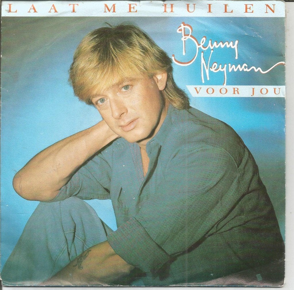 Benny Neyman : Laat Me Huilen (1986), Cd's en Dvd's, Fotohoes, 7 inch, Ophalen of Verzenden, Zo goed als nieuw