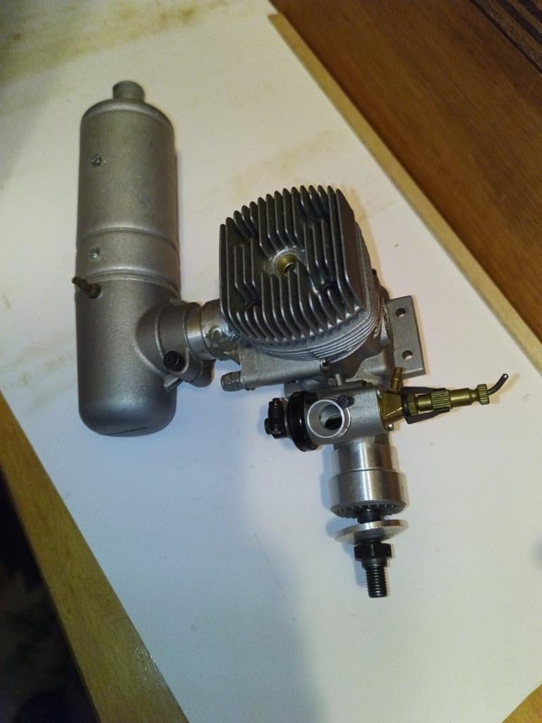 Vintage OS Max 90 Nitro Motor voor RC Vliegtuigen, Ophalen, Gebruikt, Nitro