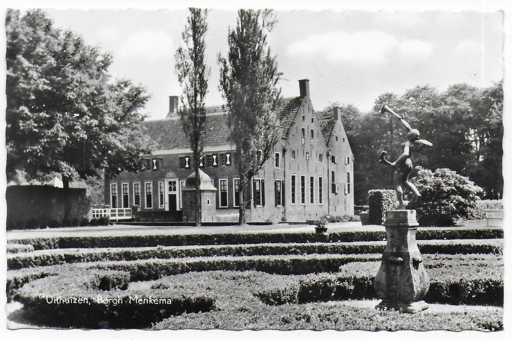 Uithuizen Borgh Menkema Ongelopen Ansichtkaart (B6606), Ophalen of Verzenden, 1980 tot heden, Ongelopen