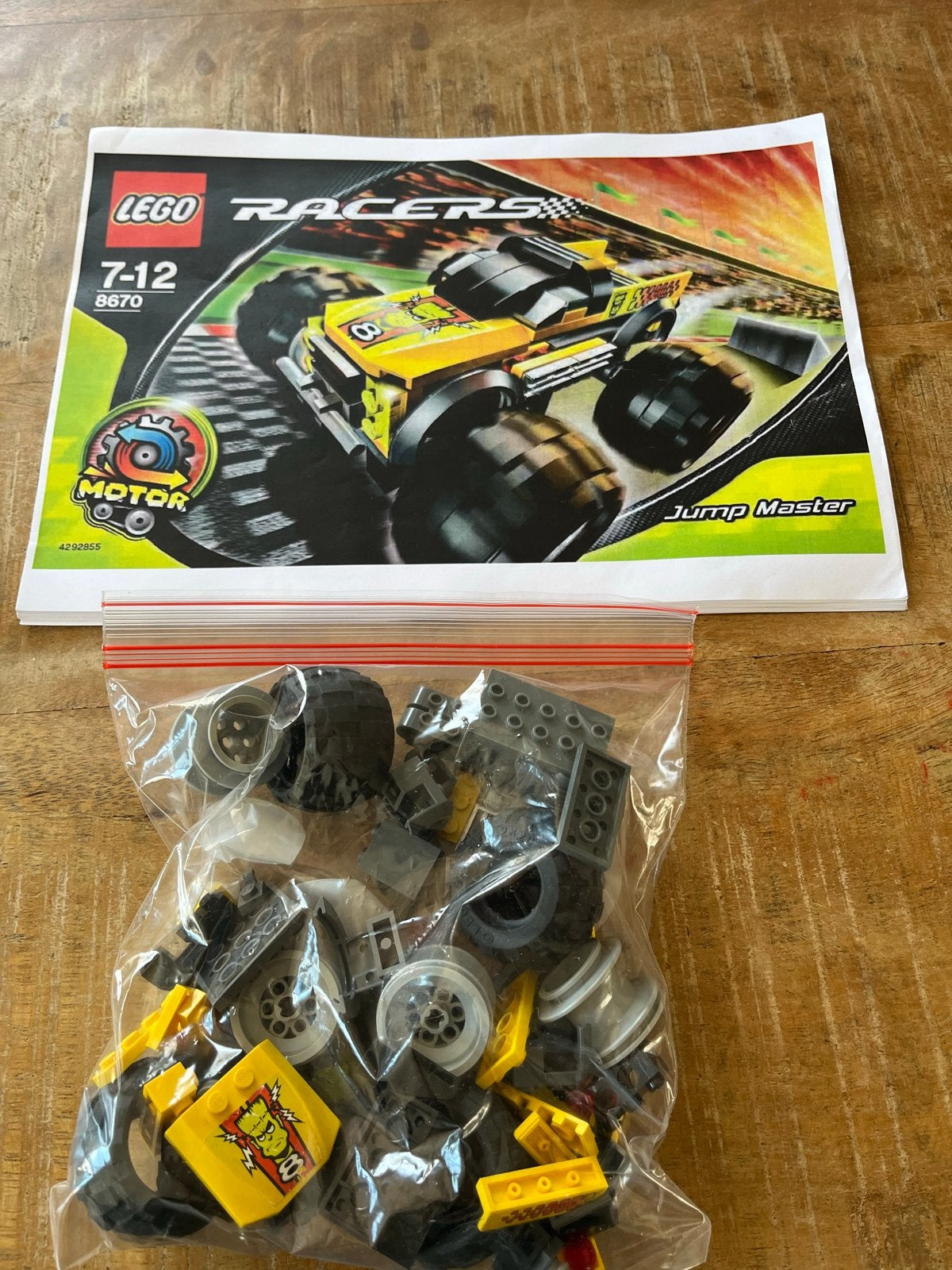 Lego Racers 8670 Jump Master - 100% Compleet met instructies, Kinderen en Baby's, Speelgoed | Duplo en Lego, Gebruikt, Lego, Ophalen of Verzenden