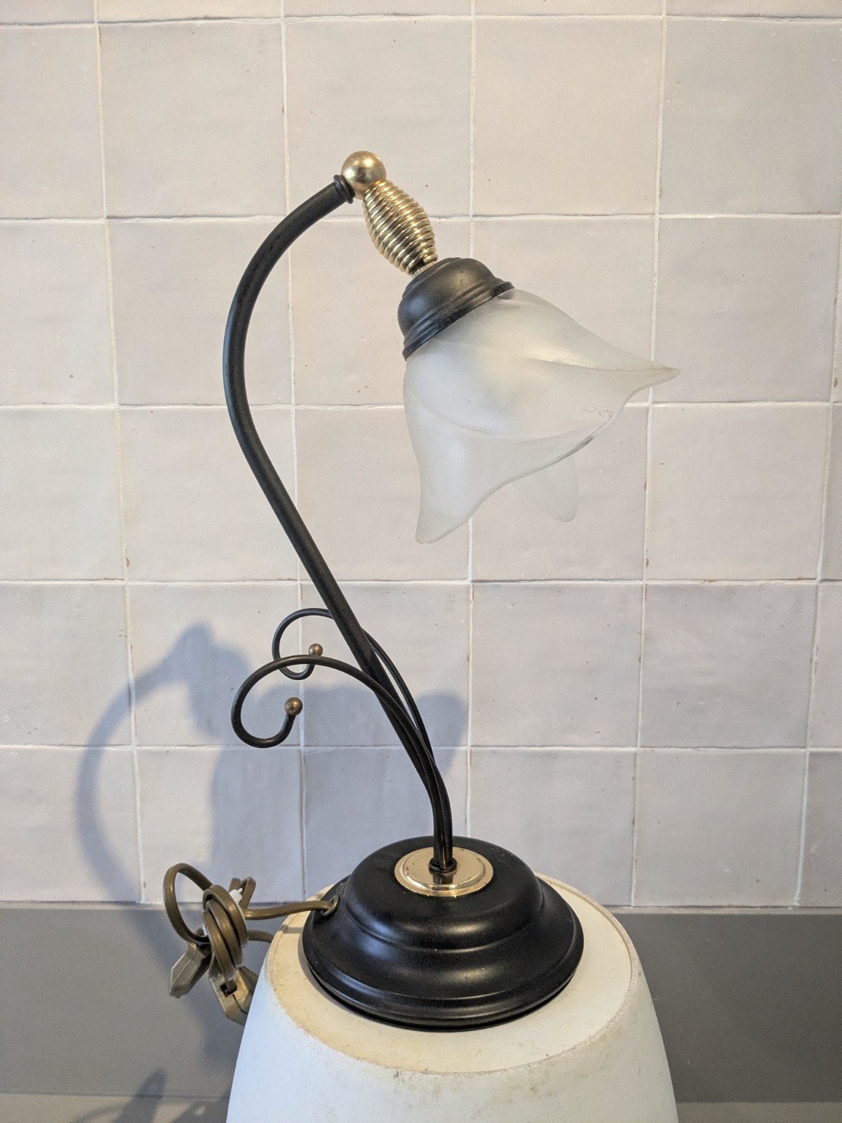 vintage tafellamp AF Cinquanta Italie art deco, Ophalen of Verzenden, Postmodern