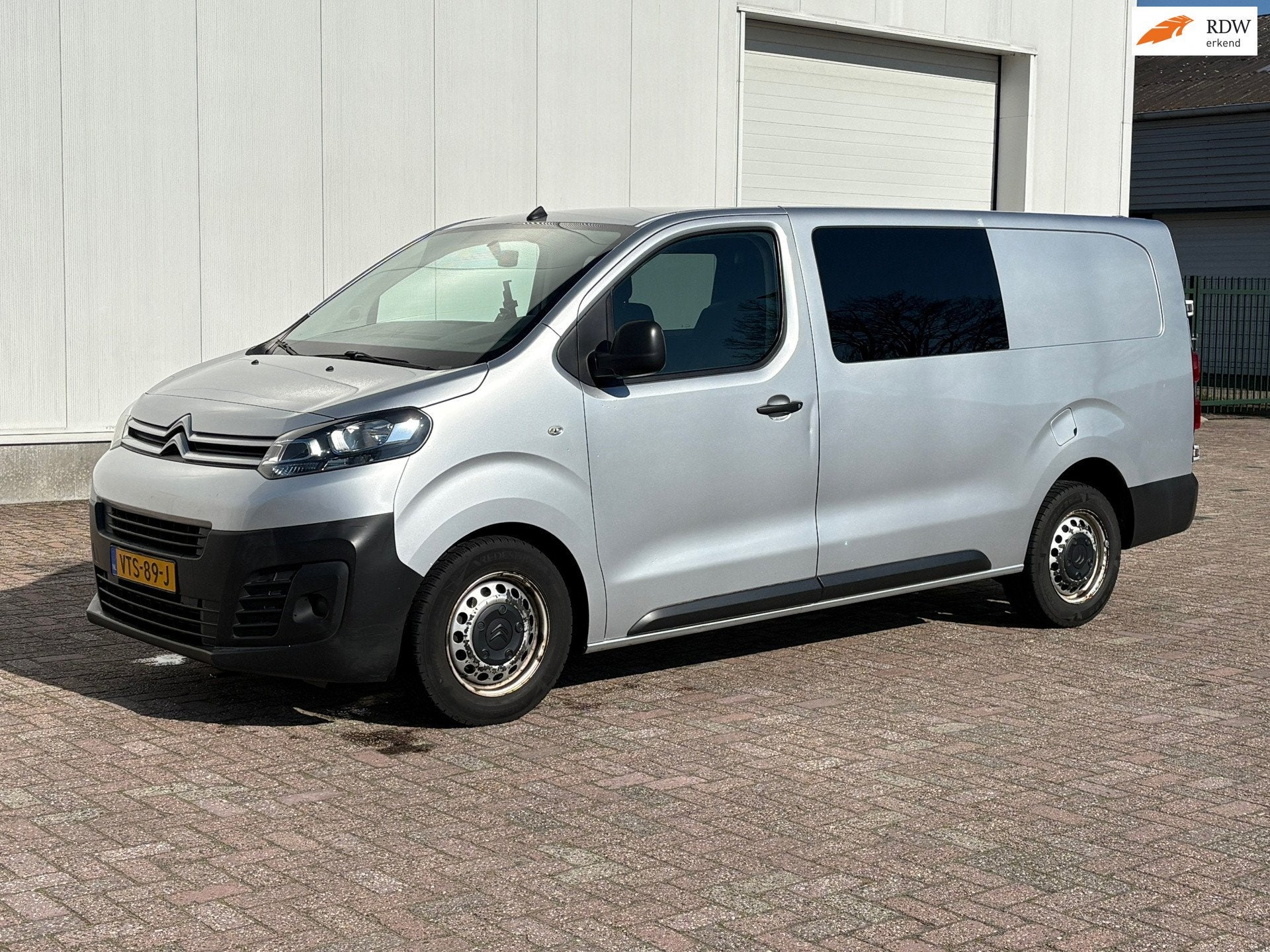 Citroen Jumpy 2.0 BlueHDI 120 XL DUBBELE CABINE / MARGE, Auto's, Voorwielaandrijving, Gebruikt, 4 cilinders, Citroën