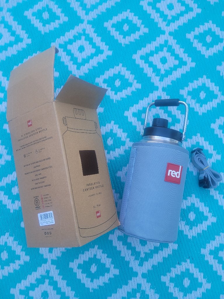 Red paddle insulated canteen bottle - thermoskan. Koud+warm, Ophalen of Verzenden, Nieuw, SUP-boards