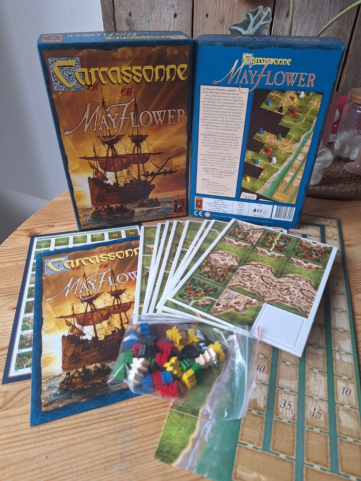 Carcassonne - Mayflower, Hobby en Vrije tijd, Ophalen of Verzenden, Nieuw, 999 Games