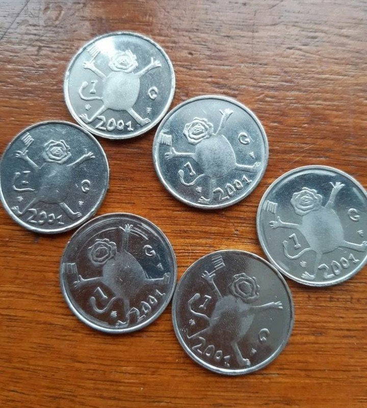 1 gulden 2001, Ophalen of Verzenden, Koningin Beatrix, 1 gulden