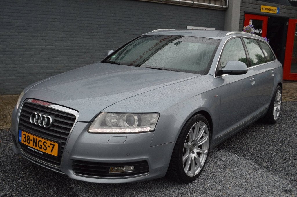 Audi A6 Avant 2.0 TFSI Automaat S-Line 3X Xenon LED Navi Lee, Auto's, Audi, Euro 5, Automatische klimaatregeling, 4 cilinders