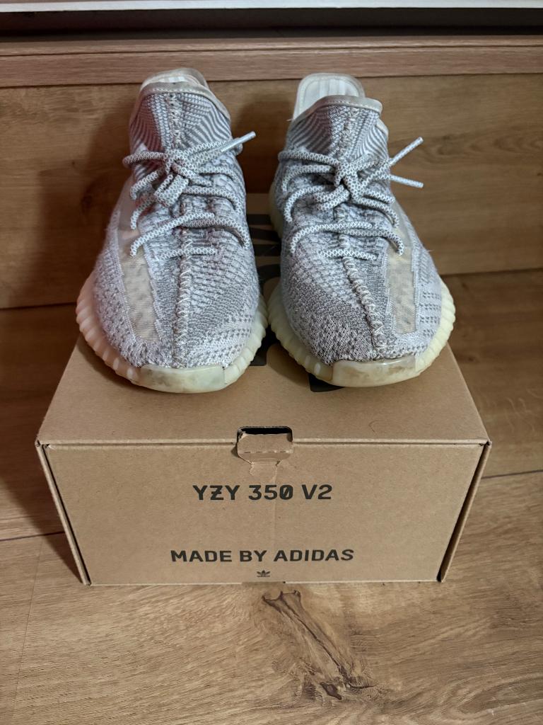 Yeezy boost 350 v2, Kleding | Heren, Schoenen, Wit, Ophalen of Verzenden, Zo goed als nieuw, Adidas