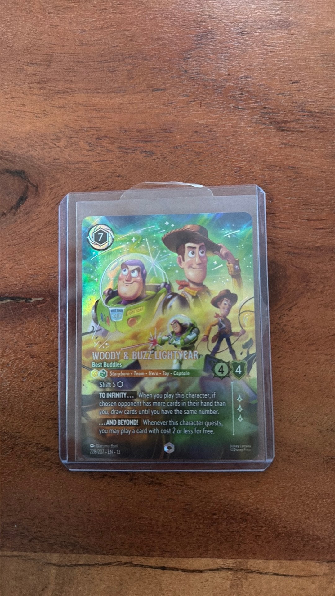 Woody & buzzlightyear Enchanted lorcana, Ophalen, Zo goed als nieuw