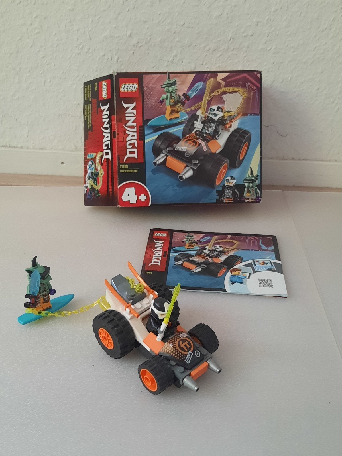 LEGO Ninjago 71706 Coles Speederwagen met minifiguren, Ophalen, Zo goed als nieuw
