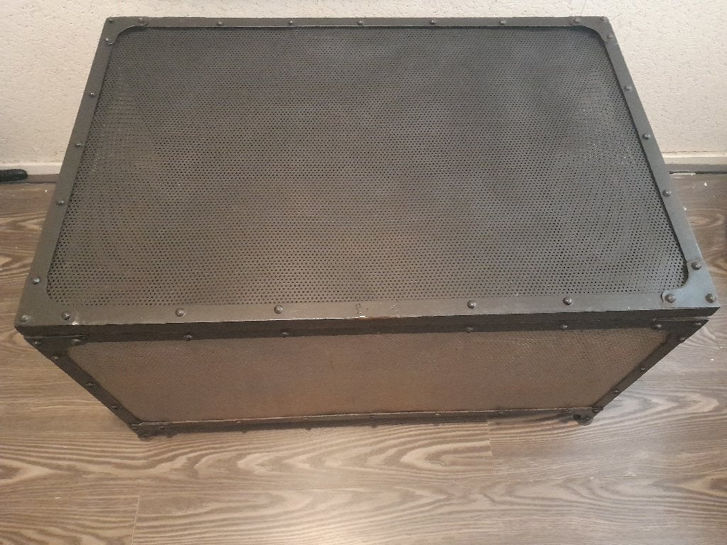 Grote metalen kist, Huis en Inrichting, Woonaccessoires | Kisten, Ophalen, Gebruikt, 50 tot 100 cm, Metaal
