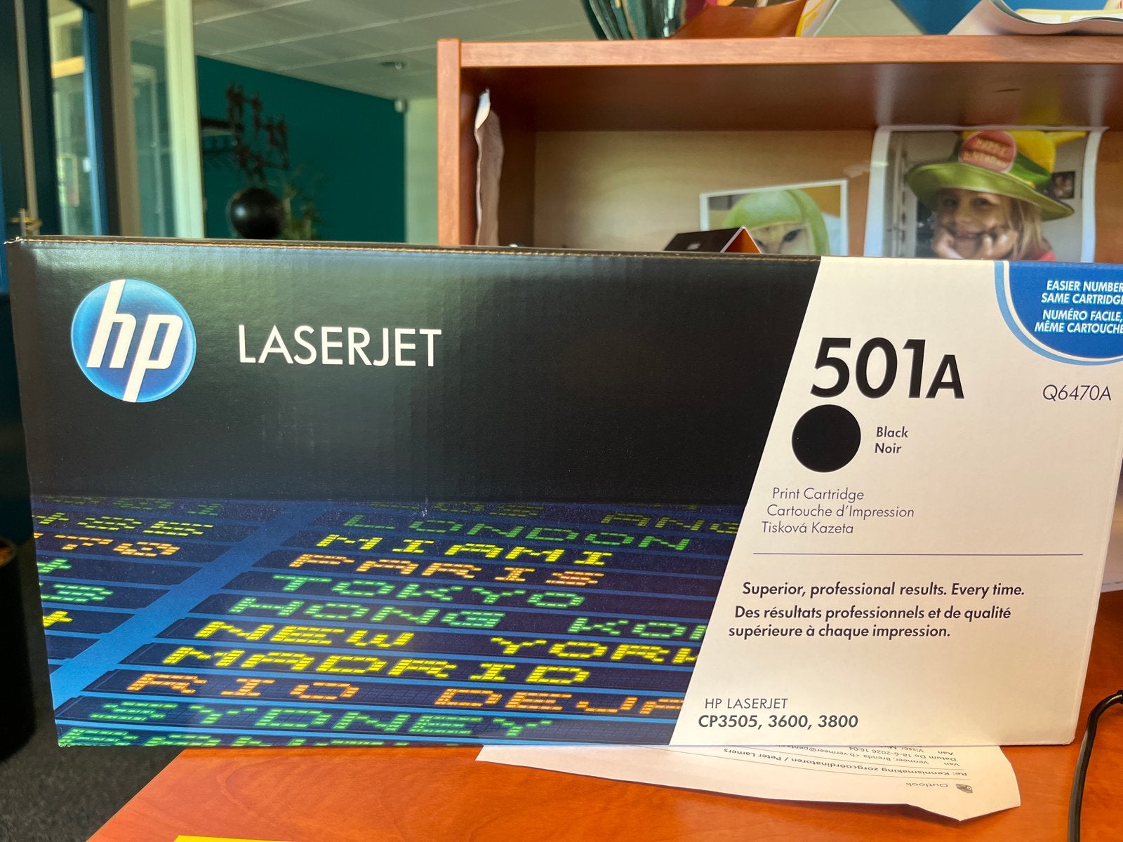 HP LaserJet 501A Zwarte Toner Cartridge Q6470A, Zwart-en-wit printen, Printer, Nieuw, Ophalen of Verzenden