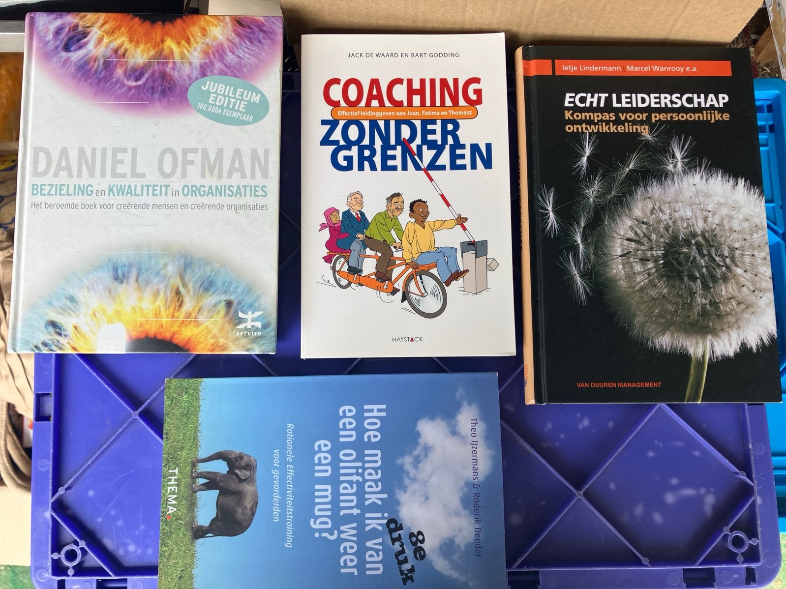 Managementboeken: Bezieling, Coaching, Leiderschap, Effectiv, Ophalen of Verzenden, Gelezen, Overige uitgevers, Nederlands