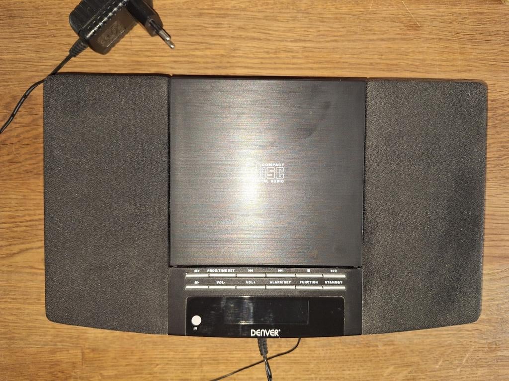 Muzieksysteem met FM-radio, CD-speler en wekkerfunctie, Overige merken, Gebruikt, Ophalen of Verzenden, Microset