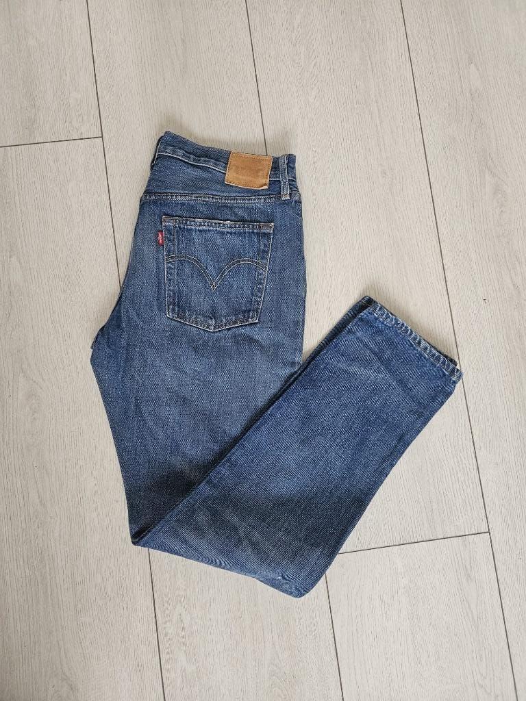 Authentic Levi’s 501 W30 L36, Blauw, Overige jeansmaten, Ophalen of Verzenden, Gedragen