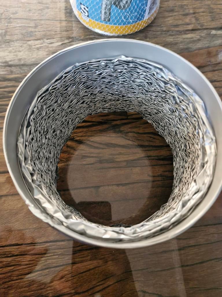 afzuigkapslang gemaakt van aluminium. , Afvoer, Ophalen of Verzenden, Minder dan 2 meter, 80 mm of meer