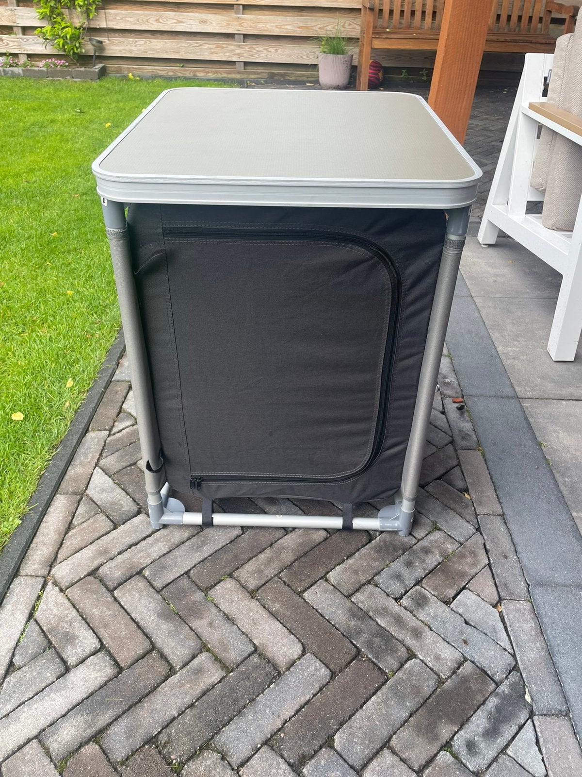 Campingkast laag, Caravans en Kamperen, Ophalen, Gebruikt, Campingkast