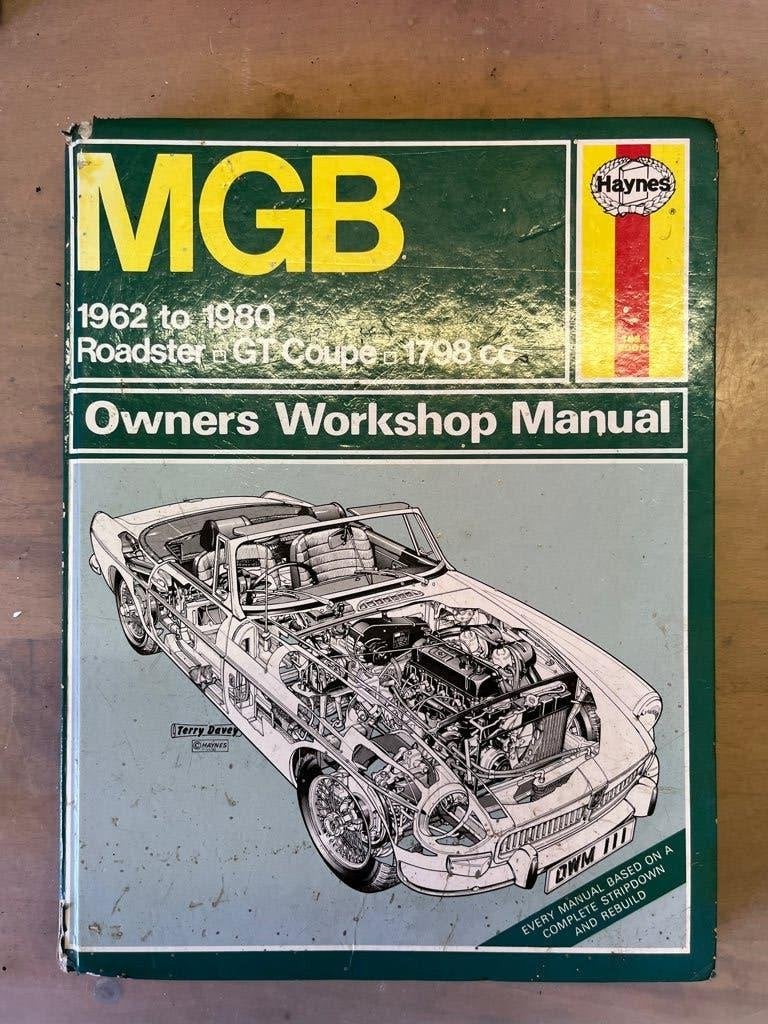 Haynes werkplaatshandleiding MGB, Ophalen of Verzenden