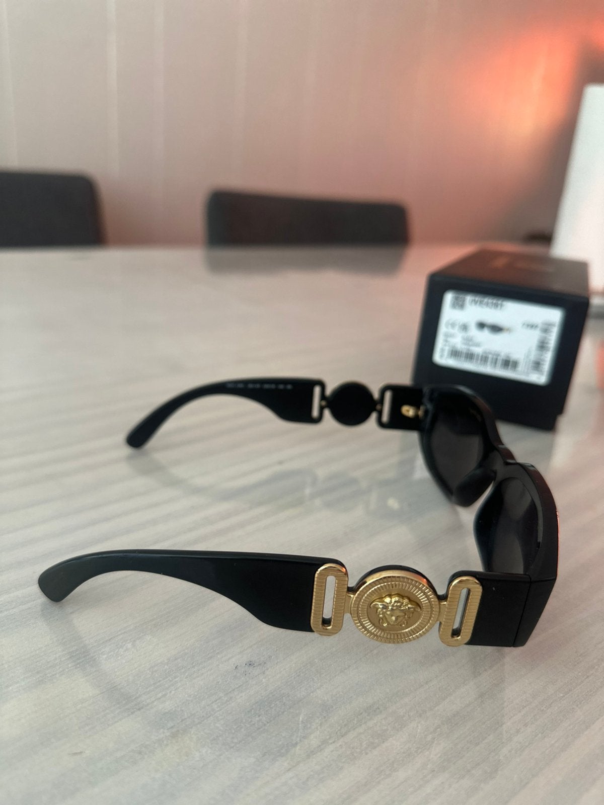 Originele versace bril , nauwelijks gedragen met doos en bon, Overige merken, Zwart, Ophalen of Verzenden, Zo goed als nieuw