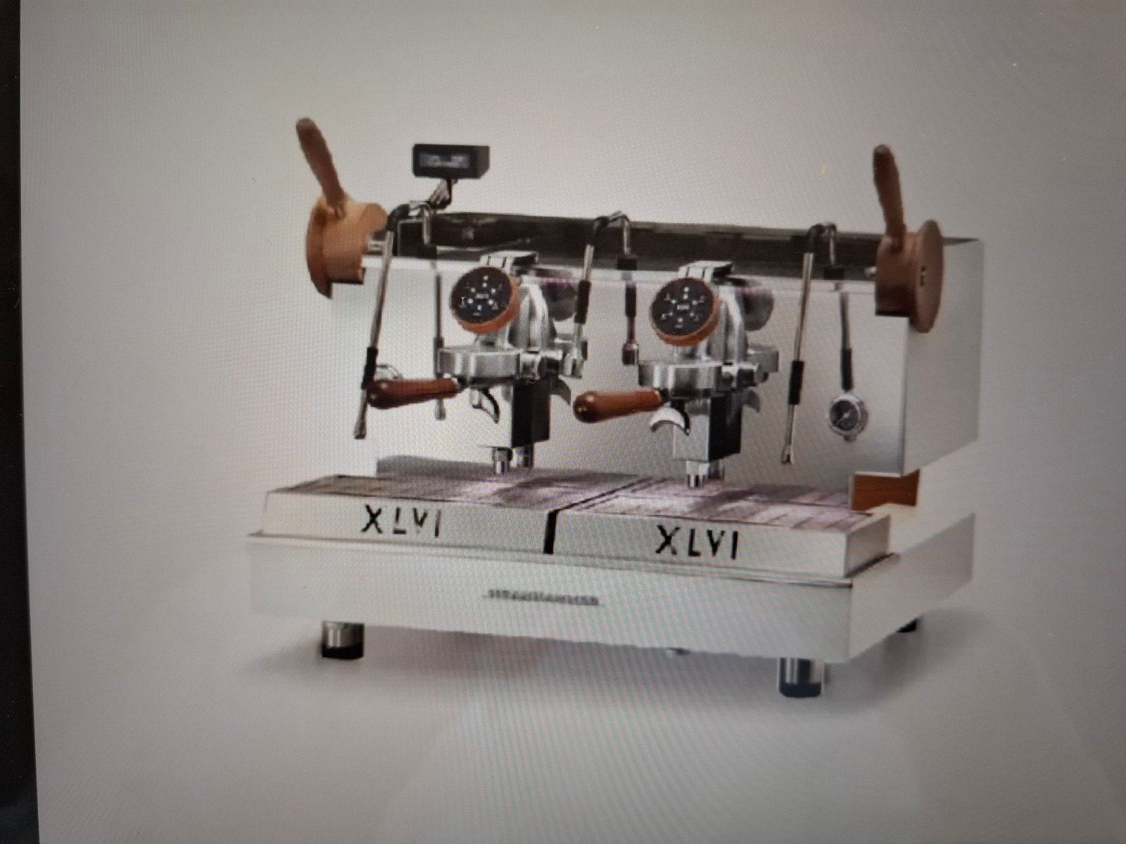 Professionele espressoset – XLVI Steamhammer + 2x Fiorenzato, Stoompijpje, Espresso apparaat, 10 kopjes of meer, Zo goed als nieuw