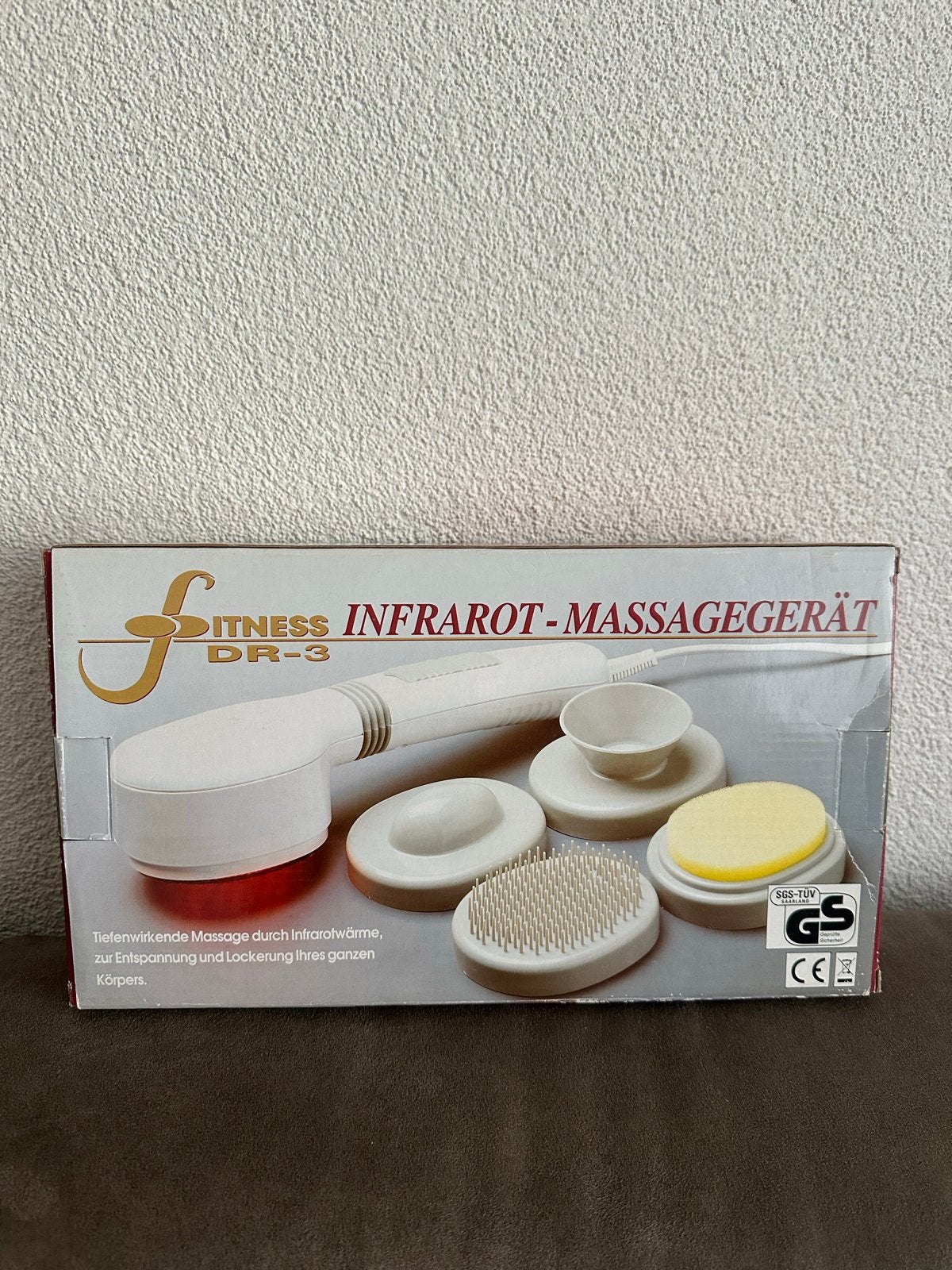Sitnes DR-3 Infrarood Massageapparaat met opzetstukken, Sport en Fitness, Ophalen of Verzenden, Zo goed als nieuw, Apparaat