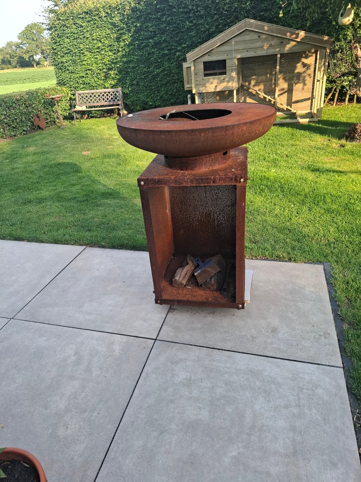 Planch barbeque, Tuin en Terras, Tuinhaarden, Ophalen, Gebruikt