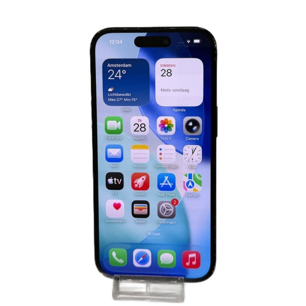 iPhone 15 128GB Zwart | Achterkant stuk | Batterij onderhoud, Telecommunicatie, Mobiele telefoons | Apple iPhone, 128 GB, IPhone 15