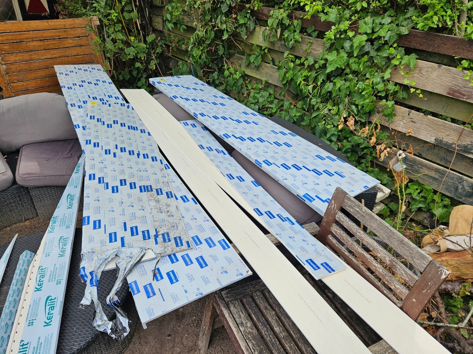 Deceuninck gevelbekleding en dakrandpanelen Ral9001, Ophalen, Minder dan 25 mm, Overige typen, Nieuw
