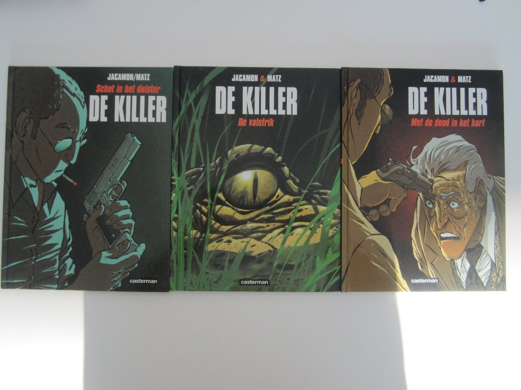 De Killer, HC, Jacamon/Matz, huurmoordenaar, losse delen, Meerdere stripboeken, Ophalen of Verzenden, Zo goed als nieuw