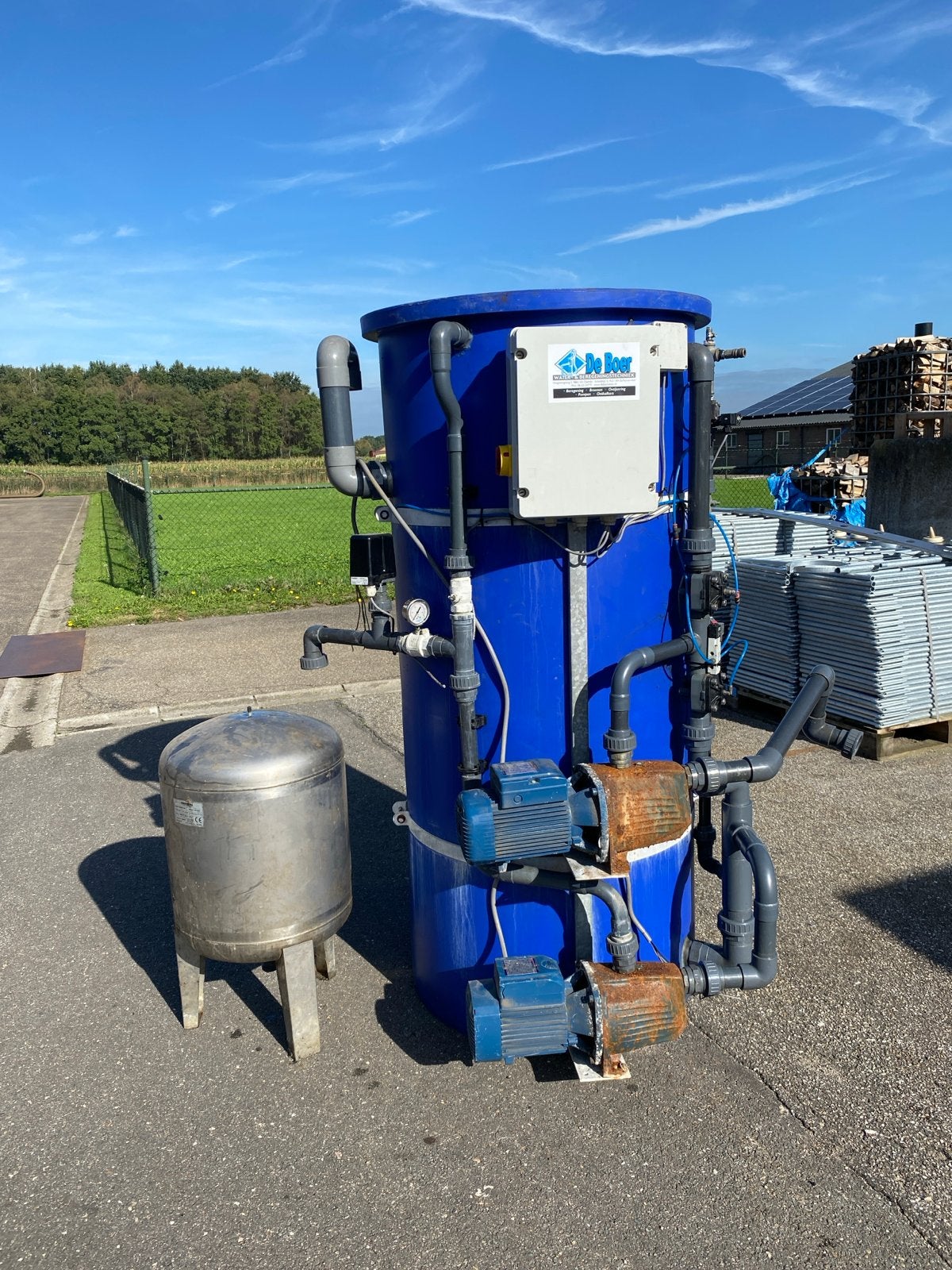 Water ontijzerings installatie, Ophalen, Gebruikt, Elektrisch, Bronpomp
