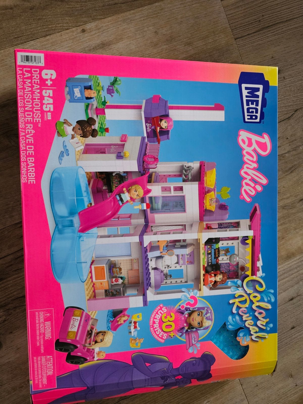 **NIEUW Mega Barbie color reveal dreamhouse 30+ surprises, Ophalen, Nieuw, Overige merken