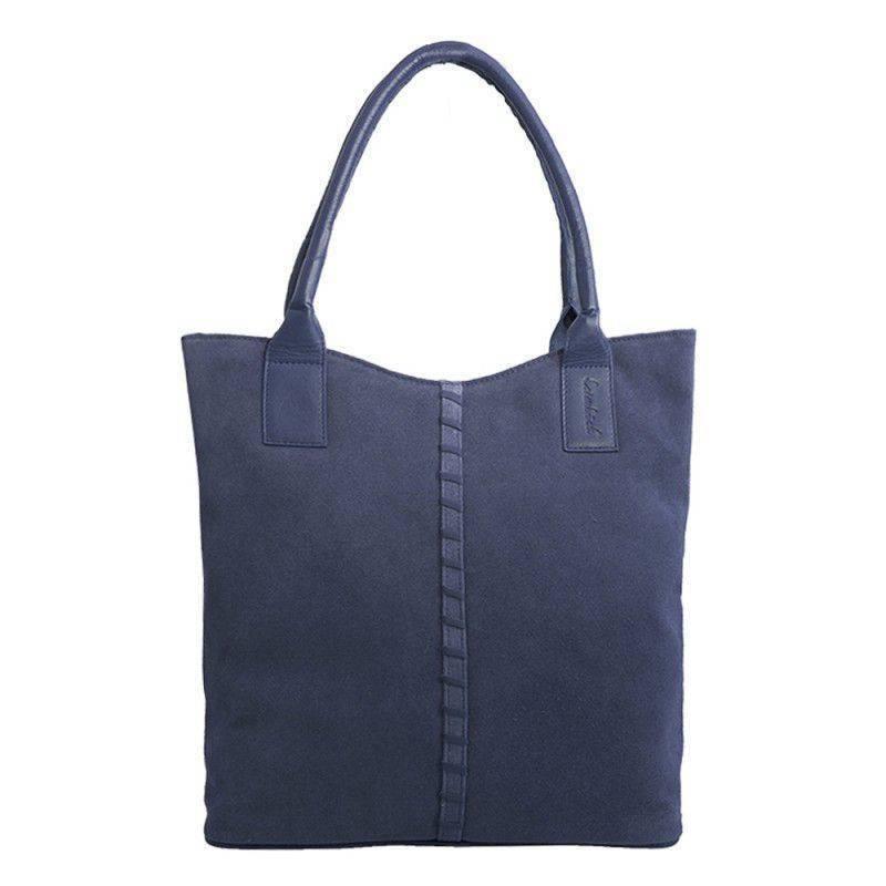 Tas damestas suède dames shopper Laimböck blauw, Wilms, Blauw, Shopper, Nieuw