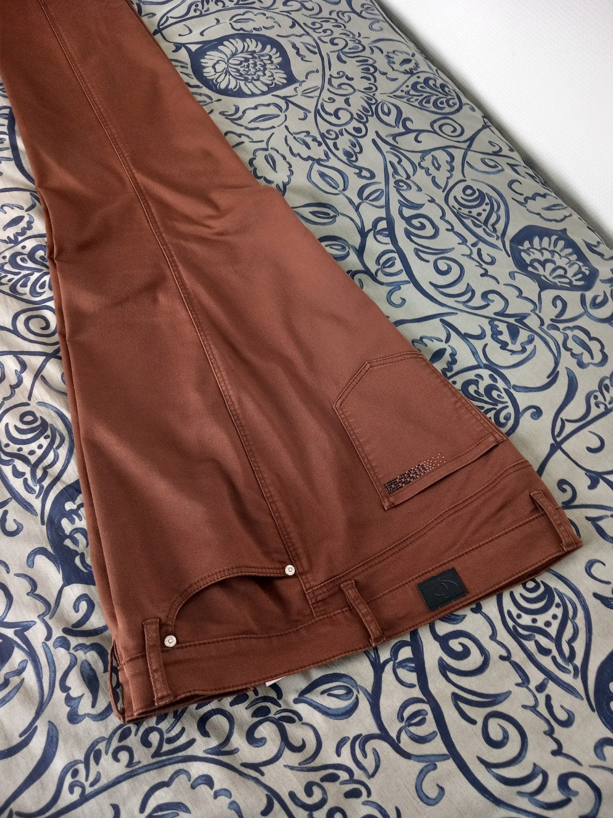 Toni 48 bruine dames broek, Bruin, Maat 46/48 (XL) of groter, Ophalen of Verzenden, Zo goed als nieuw
