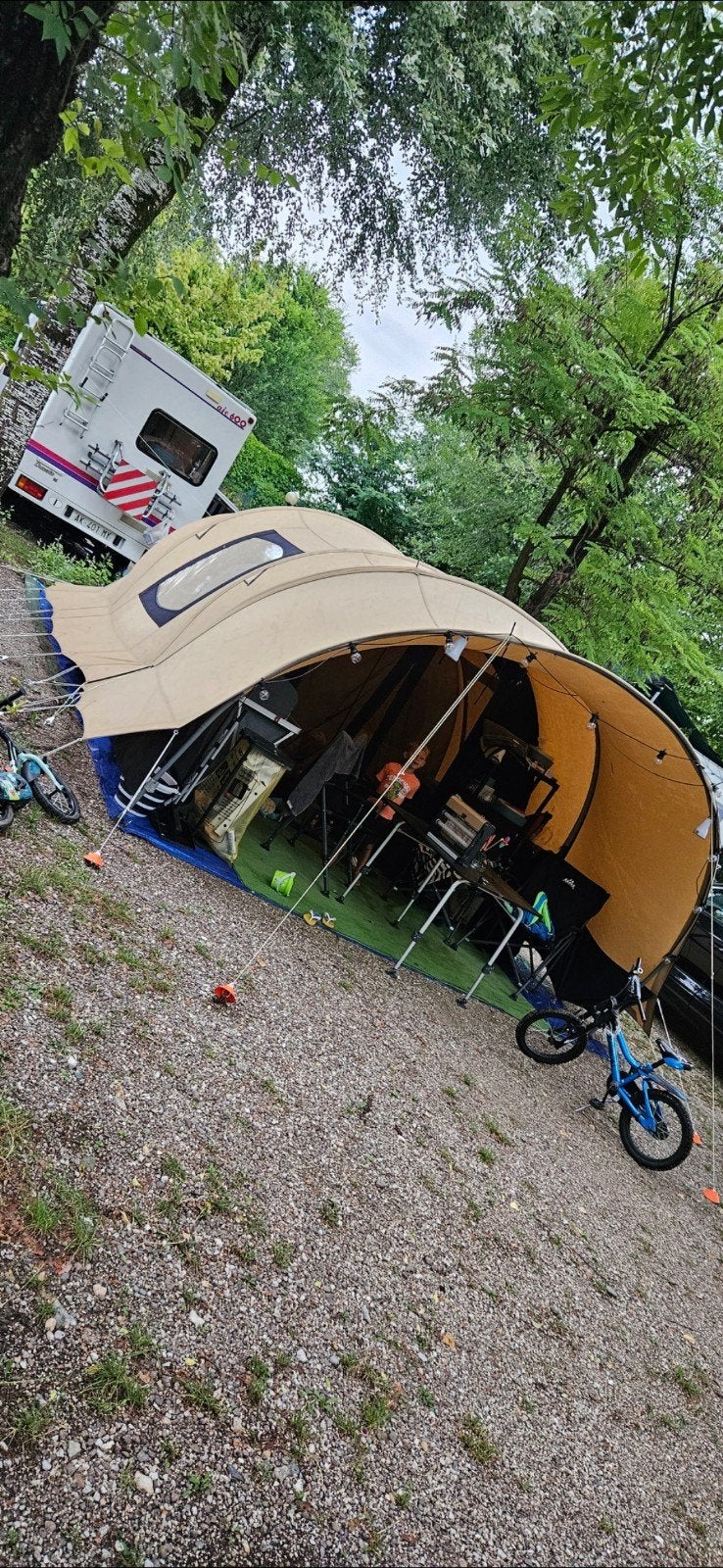 De Waard Bosuil tent - 4 persoons + optie met bagagewagen, Caravans en Kamperen, Tenten, Ophalen, Gebruikt, Tot en met 4